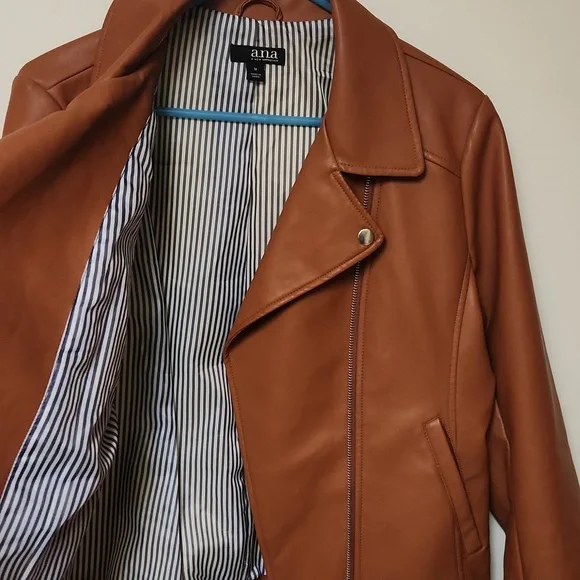 A.n.a(a new approach) faux leather jacket - Picture 4 of 8